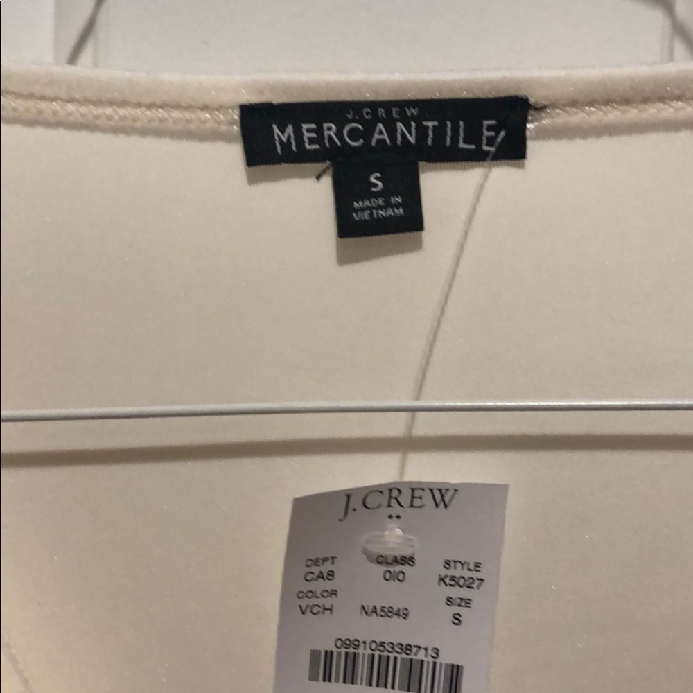 NWT J Crew Velvet V Neck - Picture 2 of 3